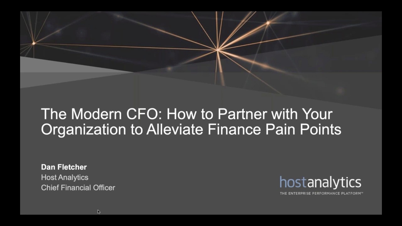 The Modern CFO: How to Partner with Your Organization to Alleviate Finance Pain Points