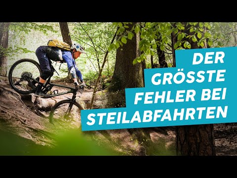 Der größte Fehler bei Steilabfahrten | Fahrtechnik Tutorial & Tipps für MTB