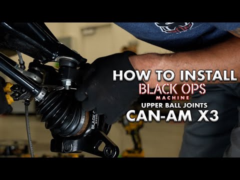 How to Install | Upper Ball Joints | CanAm X3