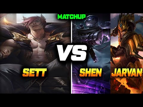 Faker Sett VS Shen Jarvan
