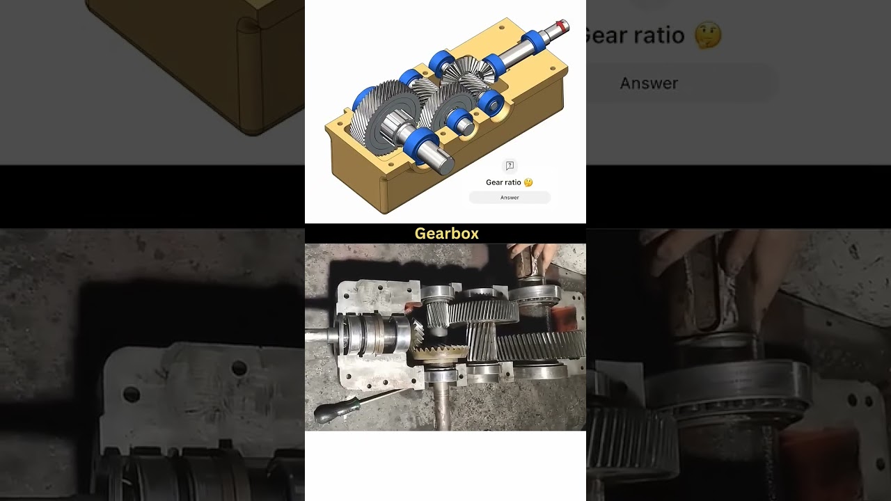 Helical bevel gearbox working principle #mechanical #cement #maintenance #elecon