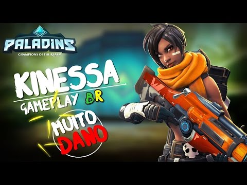 Muito dano! Paladins KINESSA Gameplay PT-BR