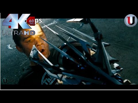 Transformers 2007 Bumblebee vs  Barricade Movie Clip Blu ray (FULL HD)