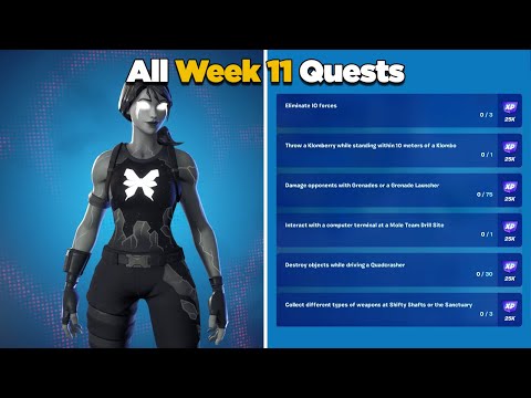 Fortnite All Week 11 Season Quests Guide - Chapter 3 Season 1
