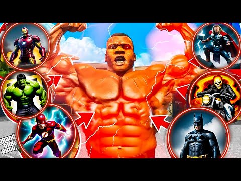 Shin Chan & Franklin Got Full Powers Of Avengers Became a Strongest in Gta 5 in Telugu