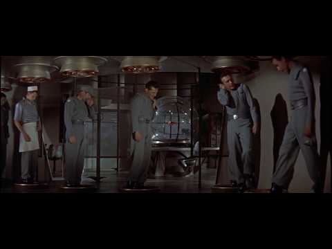 Forbidden Planet. C-57D saucer comes out of hyperspace near a star. Deceleration. Jerry, you!