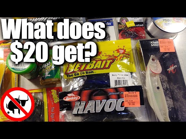 How Much Fishing Tackle Can I Get For $20?  Budget Fishing Gear!