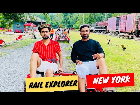 Rail explorers at Catskills Mountain | The River Run |New York City #nyctravel #nyctour