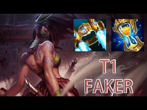 T1 Faker Akali Mid VS Taliyah | KR GrandMaster Patch 13.21