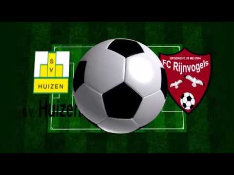 vv Huizen -  FC Rijnvogels (27-08-2016)