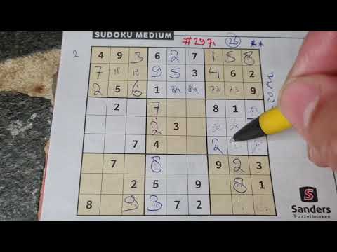 Our Daily Sudoku practice continues. (#2971) Medium Sudoku puzzle. 06-19-2021
