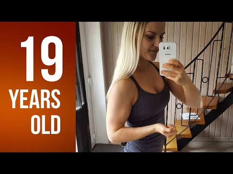 19 years old muscle girl Camilla