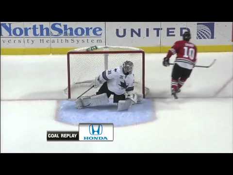 Patrick Sharp's Beauty Shootout Goal - November 17th, 2013