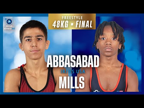 Sina BOUSTANI  (IRI) vs. Ariah MILLS (USA) | U17 WORLD CHAMPIONSHIPS 2025 | Gold Medal | FS 48Kg