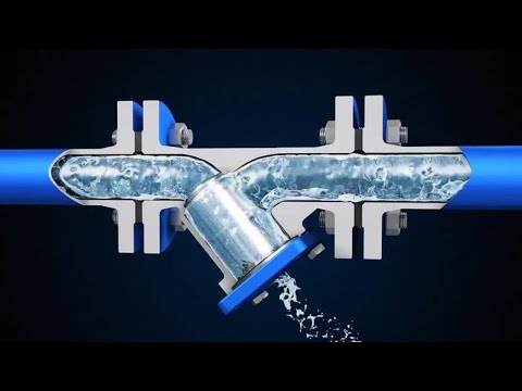 Y-type Strainer Working Animation