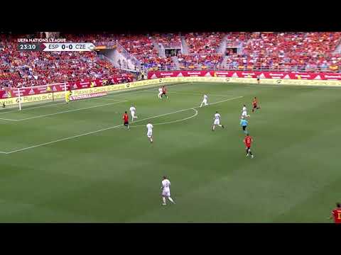 Liga národů: Španělsko - Česko (sestřih)