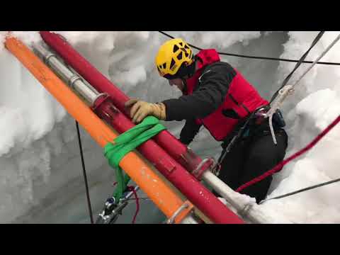 Recupero di un alpinista polacco finito in un crepaccio