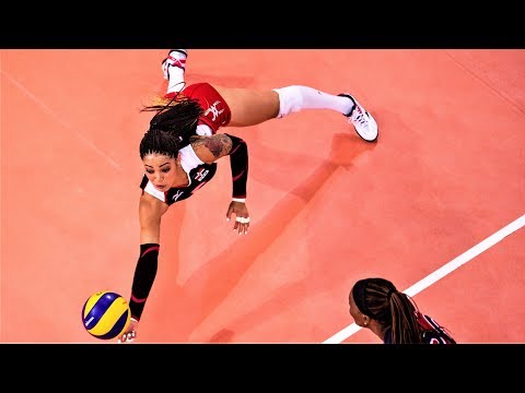Brenda Castillo Amazing Volleyball Libero | TOP MOMENTS | World Grand Prix 2017