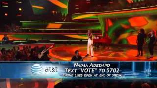 Naima Adedapo   I'm Still Standing   American Idol Top 11 2nd Week   03 30 11