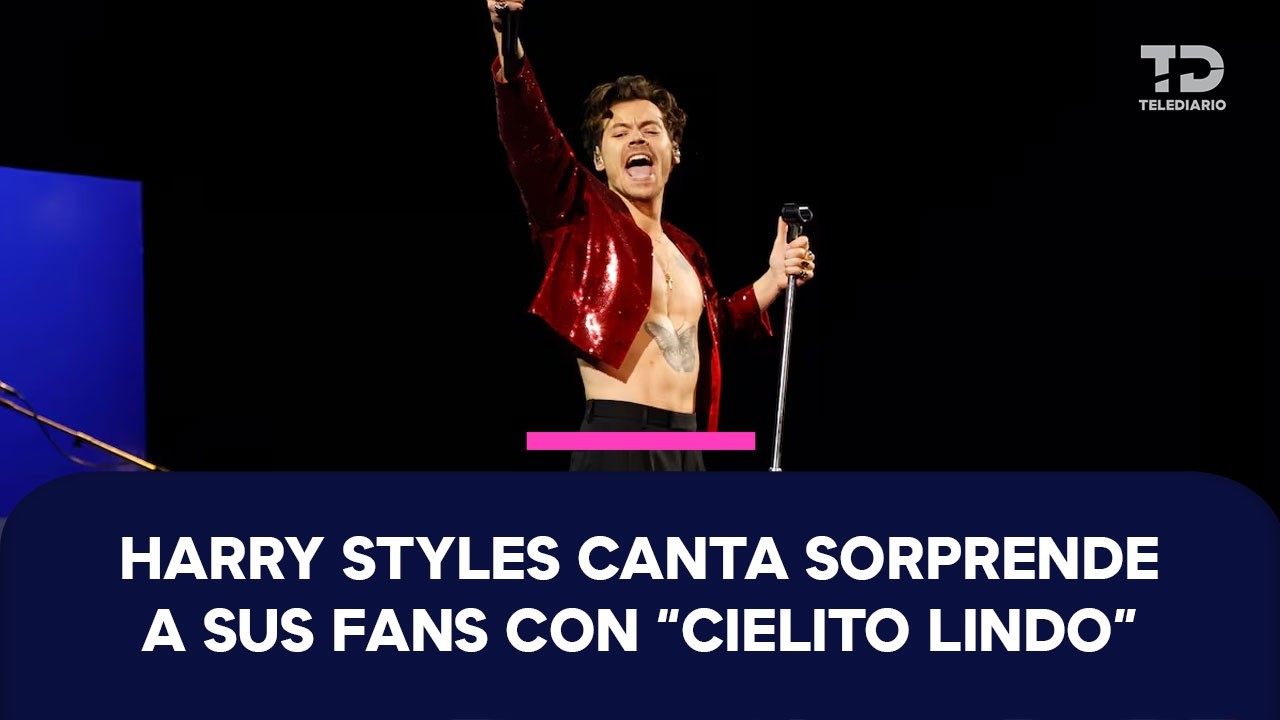 Harry Styles sorprende al cantar 'Cielito Lindo' durante su tercer concierto en CdMx