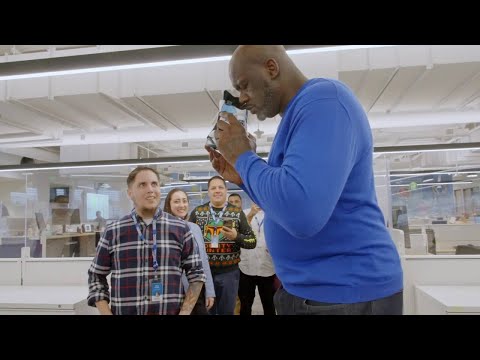 Shaq Visits Epson Headquarters