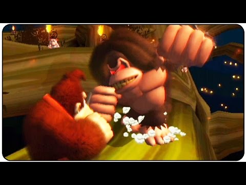 Donkey Kong Jungle Beat (Wii) - 100% Walkthrough - Part 1 Banana Kingdom (vs. Dread Kong)