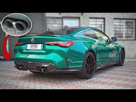 BMW M4 G82 Competition with AKRAPOVIC Slip-On Exhaust System | Start Up, Rev, OnBoard, Acceleration