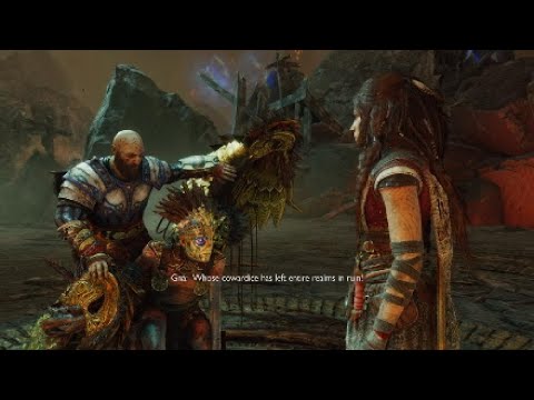God of War Ragnarok Gna boss Fight + Ending In 4k