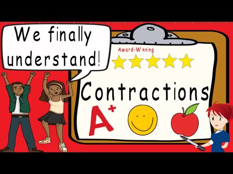 Contractions | Award Winning Contractions Teaching Video | What is a Contraction | Apostrophe