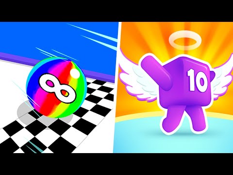 Ball Run Infynity vs Level Up Numbers - 1⭐ MAX NUMBER Gameplay