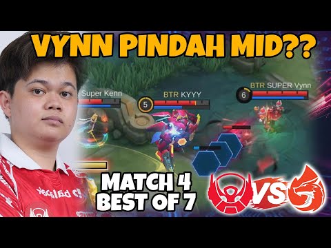 PERPINDAHAN VYN KE MID IMPACT YG SANGAT BESAR BUAT BTR?? BTR VS AURA MATCH 4