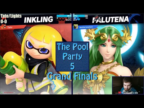 The Pool Party 5 GRAND FINALS Tato (Inkling) Vs. Lights (Palutena, Diddy Kong, Zss)