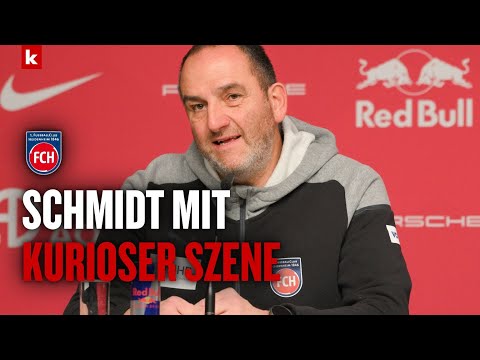 Video Thumbnail: Rose muss lachen: Schmidt stellt sich Elfmeter-Frage einfach selbst | Leipzig - Heidenheim 2:1