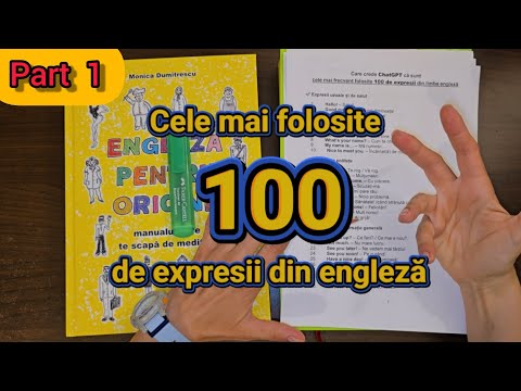 Lecţia # 345 – Cele mai folosite 💯 de expresii din engleză 🇺🇲 – part 1