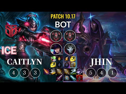SB Ice Caitlyn vs Jhin Bot - KR Patch 10.17