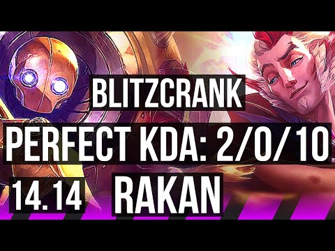 BLITZCRANK & Ezreal vs RAKAN & Twitch (SUP) | 2/0/10, 800+ games | EUW Master | 14.14