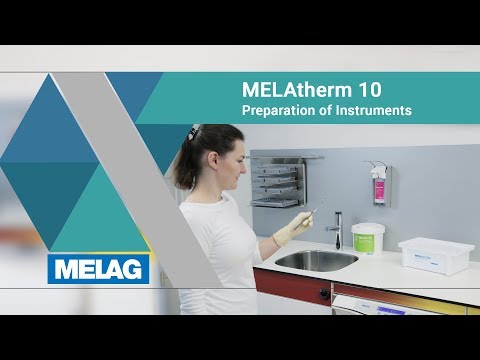 Instrument preparation for washer-disinfector | MELAG MELAtherm 10 Tutorial
