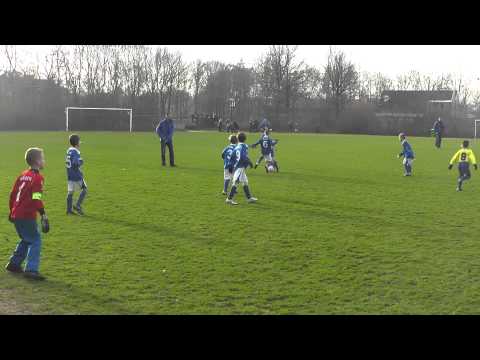 sv houten F8 12-1-2013: 1e doelpunt