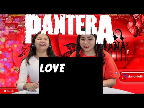 Two Girls React to Pantera- This Love (lyrics) music video