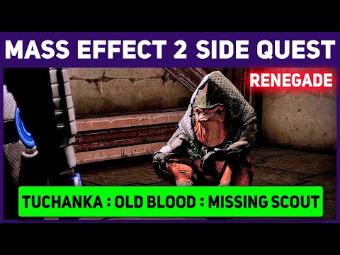 Mass Effect 2 - Tuchanka Side Mission: Old Blood Missing Scout [Renegade]