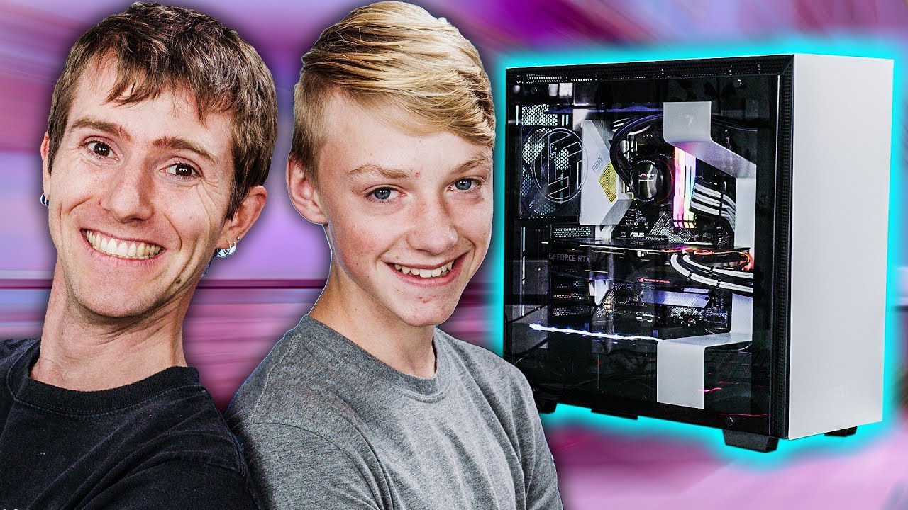 We Replaced his Crappy Laptop with a DREAM PC!! - ROG Rig Reboot 2018