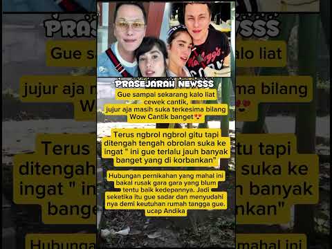 Pendirian Andika Pratama untuk sang istri #artist #selebriti #entertainment shorts