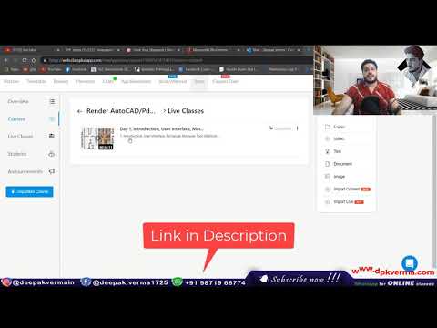 Check 1st Live Class Now for free | How to Render AutoCAD Pdf Floor Plan in PHOTOSHOP