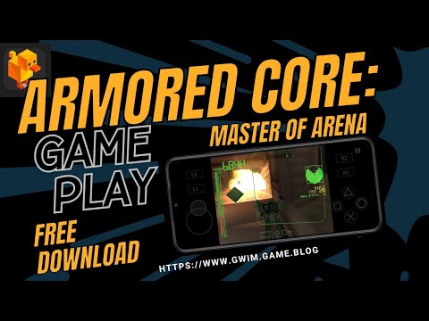 Armored Core: Master of Arena Gameplay | PS1 Retro Gaming  #freedownload #gwimgaming