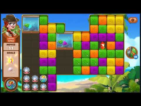 Lost Island Blast Adventure Level 1711 - NO BOOSTERS 🏝️ | SKILLGAMING ✔️