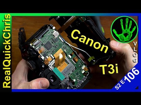 canon t3i taking it all apart  s2e106