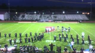 preview picture of video 'Pottstown Marching Band at Pottsgrove on 10-10-2014'