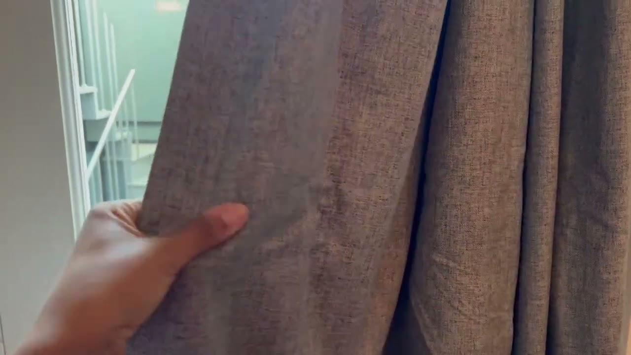 100% Blackout Shield Linen Blackout Curtains for Bedroom 72 Inches Long Review