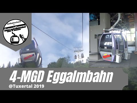 4-MGD Eggalmbahn Bergfahrt - Tux-Finkenberg Austria 2019 🚡