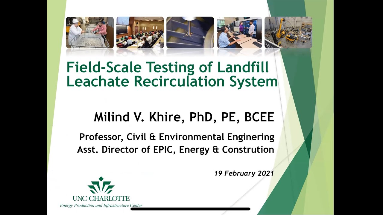 Field Scale Testing on Leachate Recirculation Systems